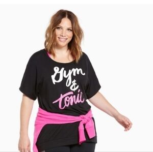 Torrid Black Active Top